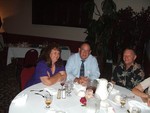 Sharon & Steve Litschauer seated wth Ken Bright