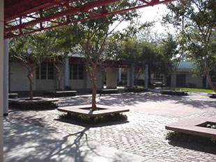 PES Courtyard facing Main Office