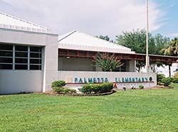 Current Palmetto Elementary School Front  Click on picture to see larger image